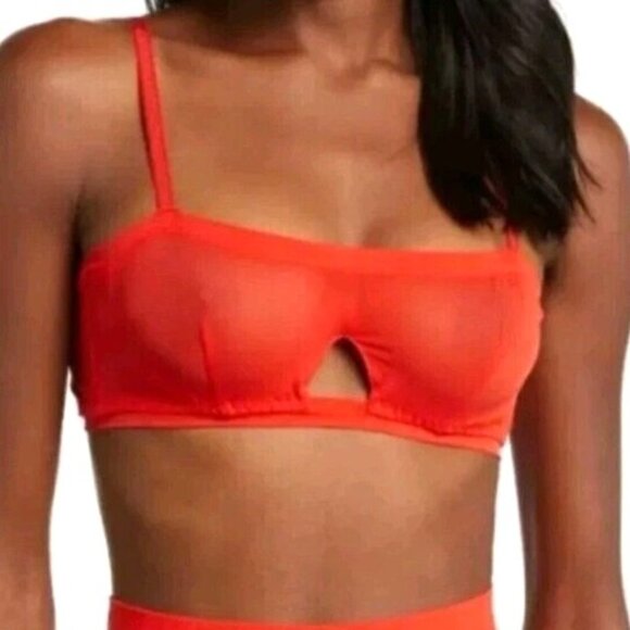 Free People We are HAH Wired Bra in Red Size 30-38 DD #62300 - Picture 1 of 4